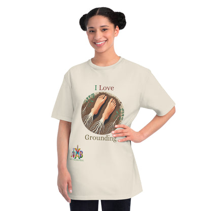 'I Love Grounding'_100% Organic Cotton T-Shirt