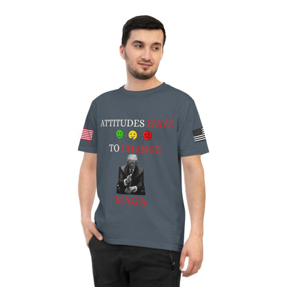 Trump’s Call for Change Tee: Advocating New Attitudes for Peace _100% Organic Cotton