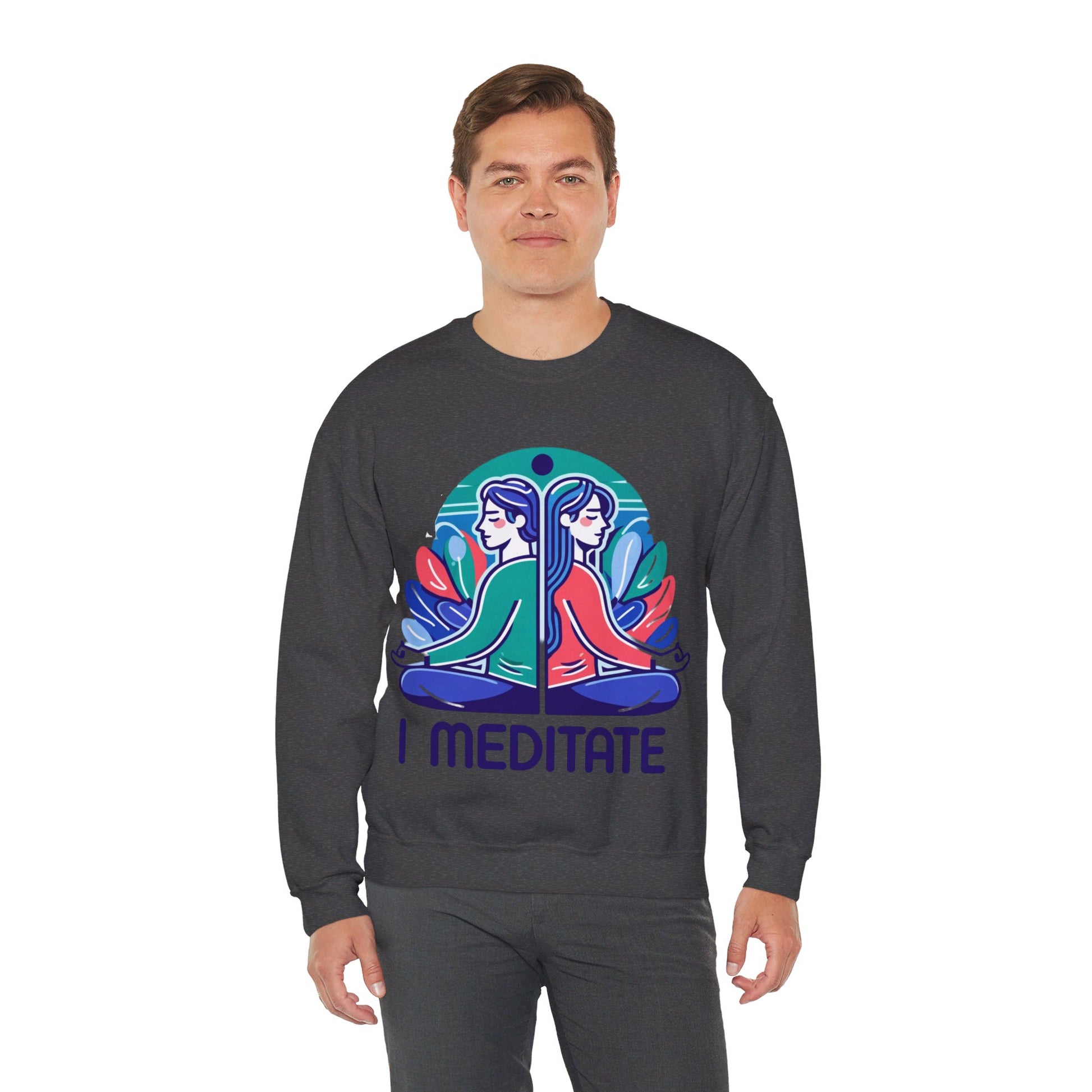 I Meditate Couples' Sweatshirt - My Higher Being