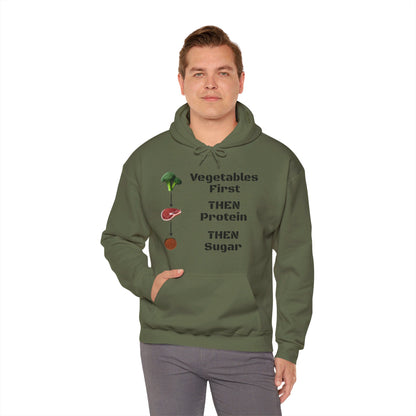 Vegetables First Hoodie - My Higher Being