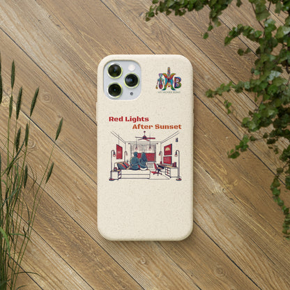 'Red Lights After Sunset'_Plastic Free Biodegradable Phone Case (MHB Edition) - My Higher Being