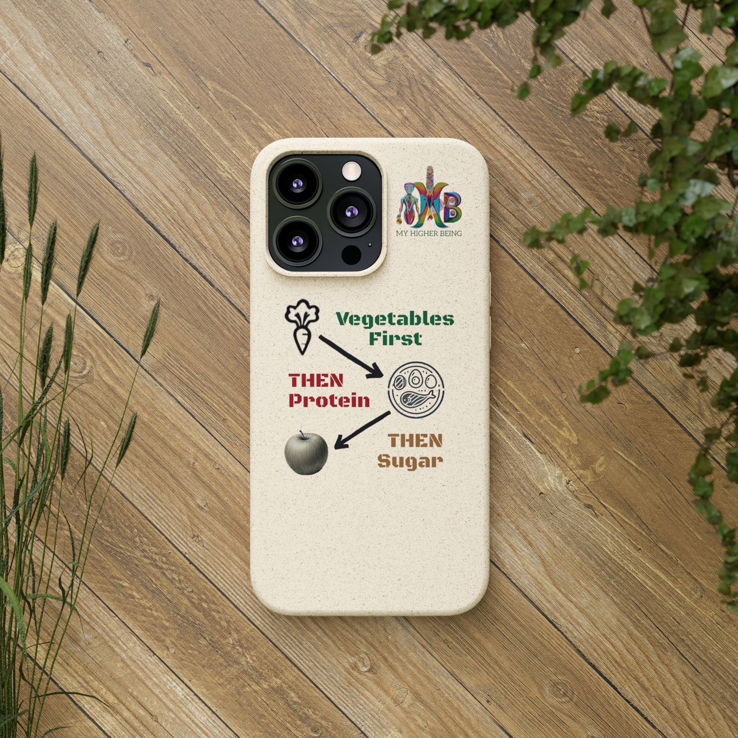 Vegetables First — Plastic Free Biodegradable Phone Case