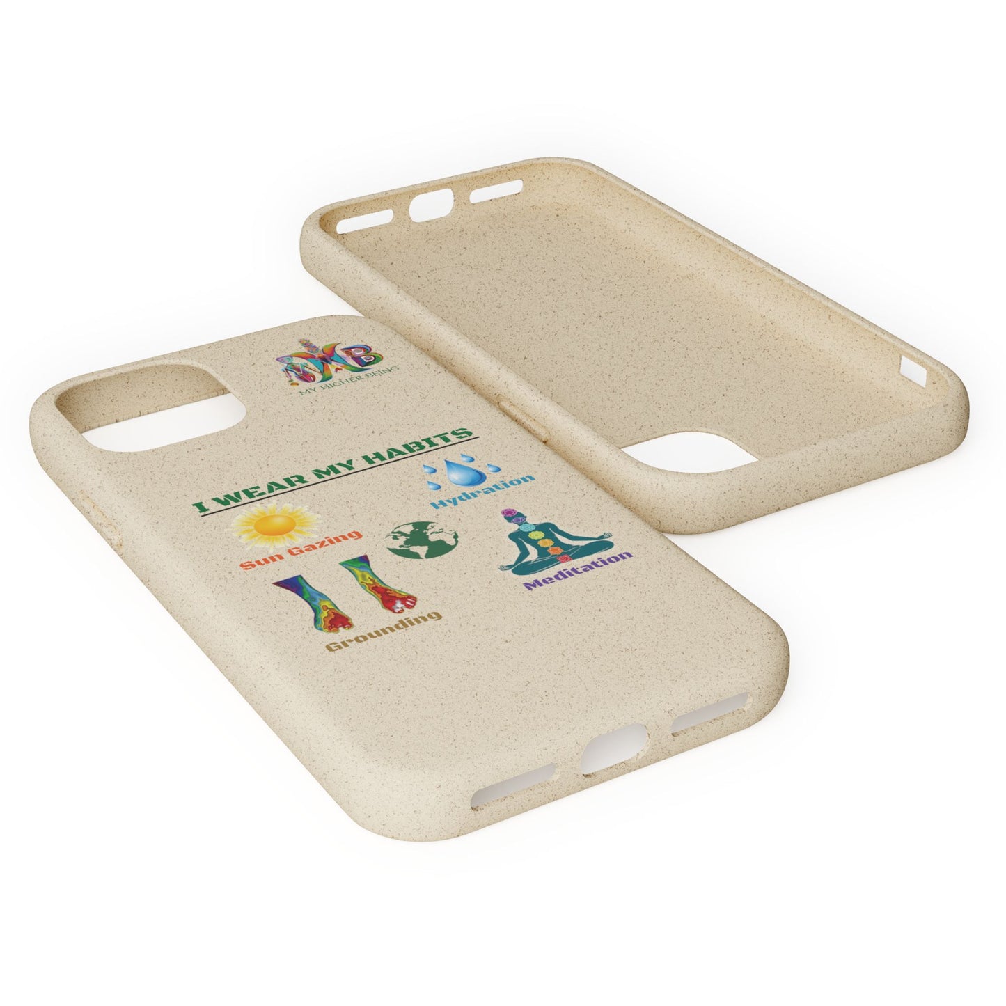 I Wear My Habits — Plastic Free Biodegradable Phone Case