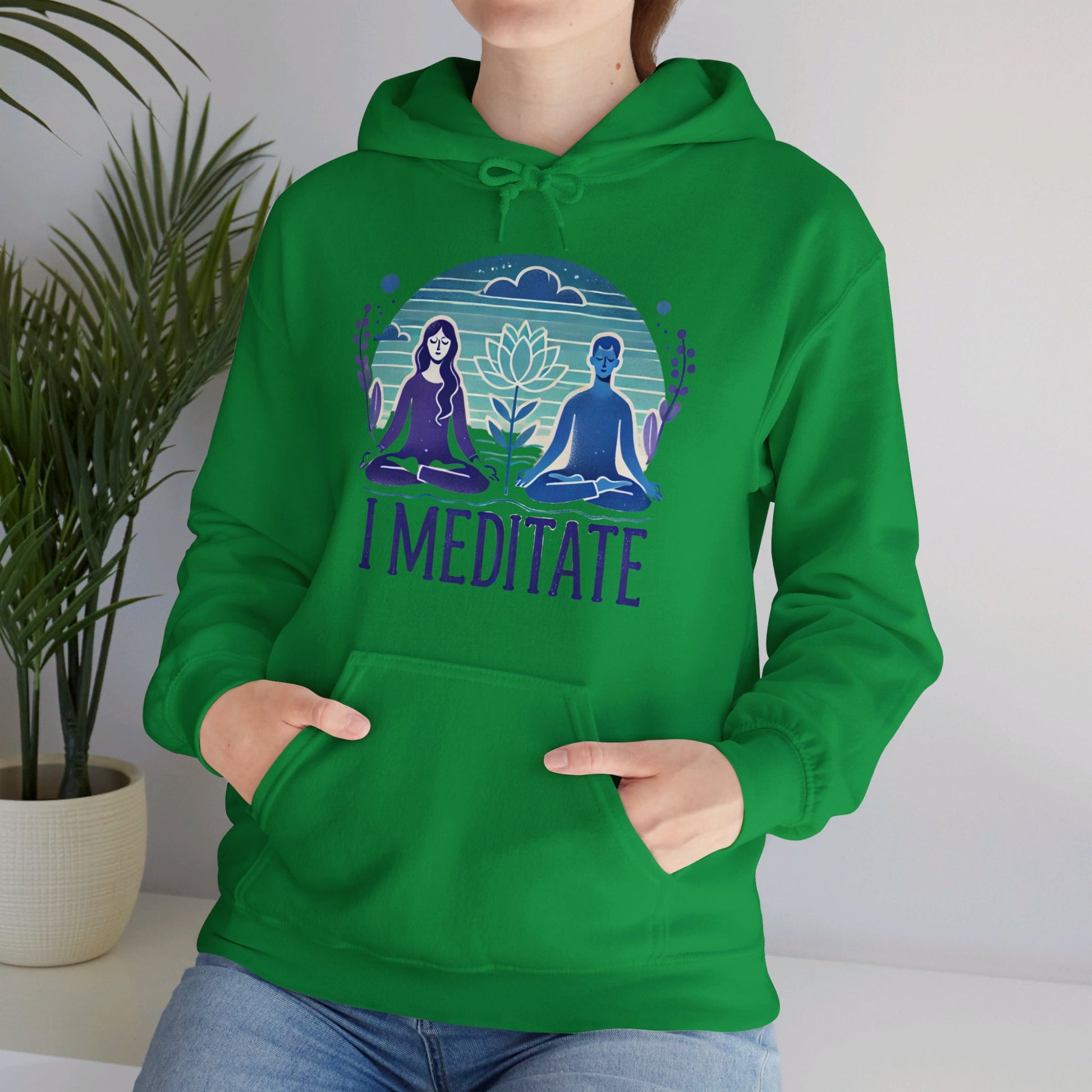 I Meditate Couples' Hoodie - My Higher Being