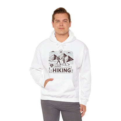 I Love Hiking Couples' Hoodie - My Higher Being