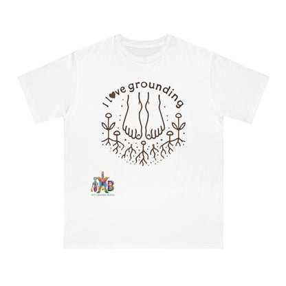 'I Love Grounding'_100% Organic Cotton T-Shirt - My Higher Being