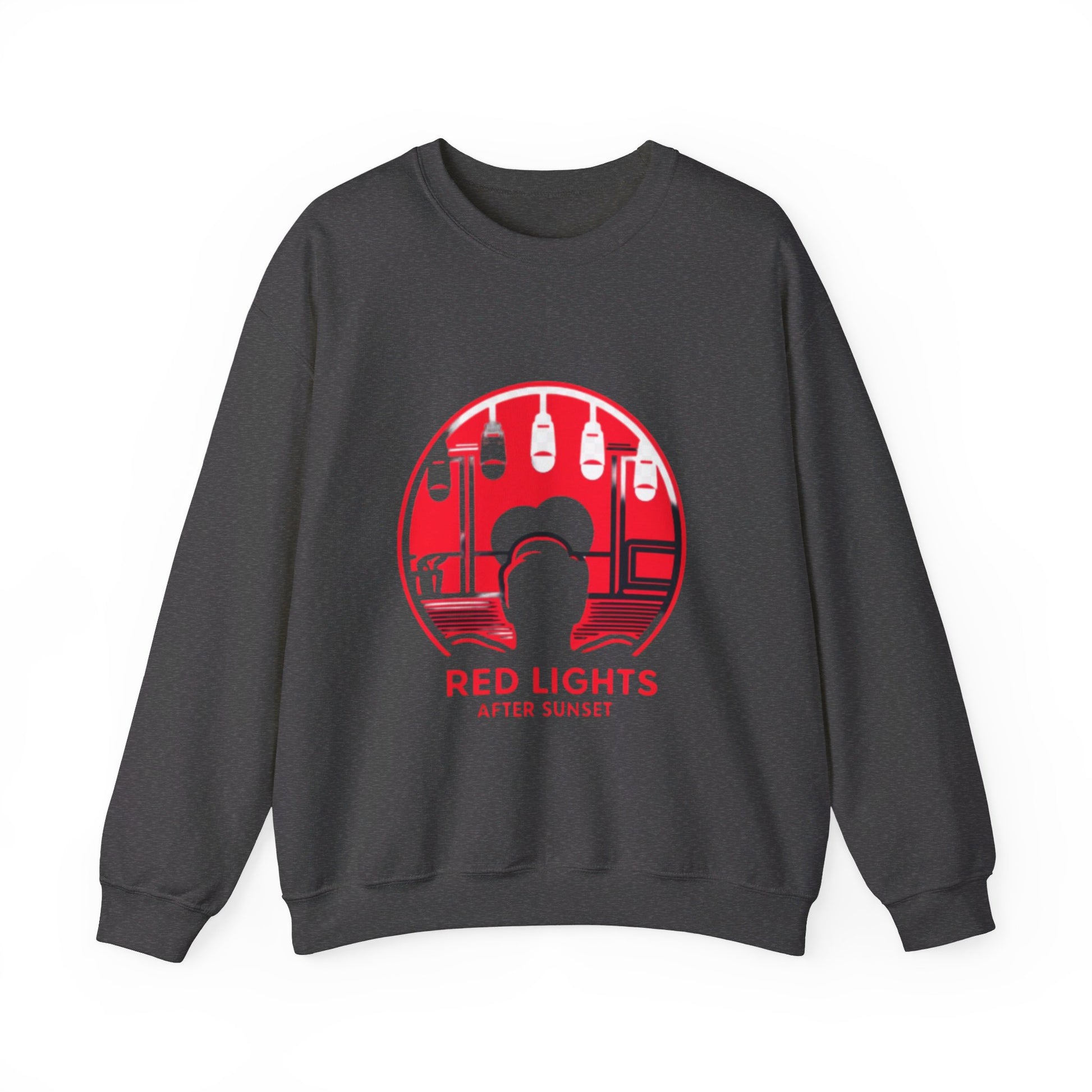 Red Lights After Sunset Man's Sweatshirt - My Higher Being