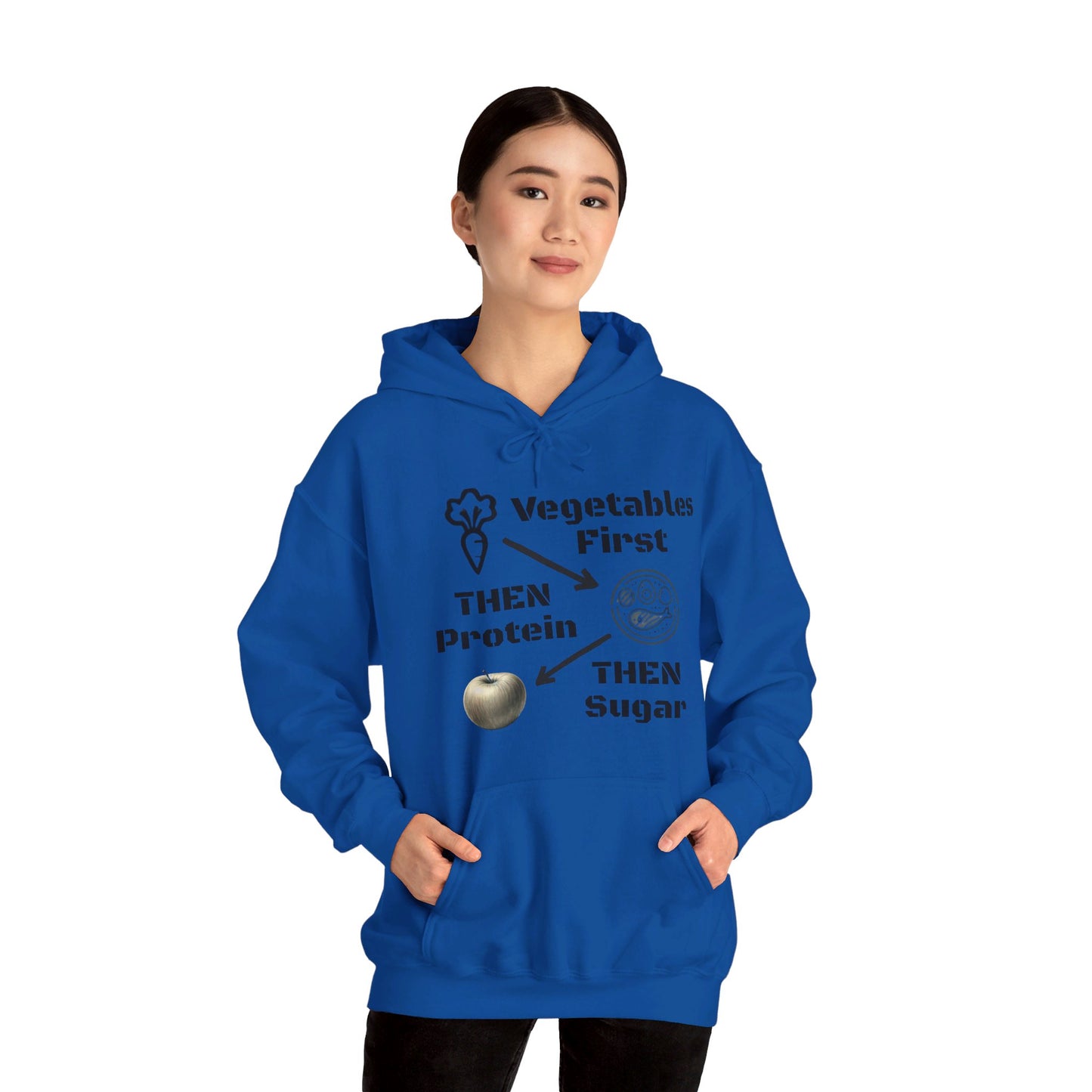 Vegetables First Hoodie - My Higher Being