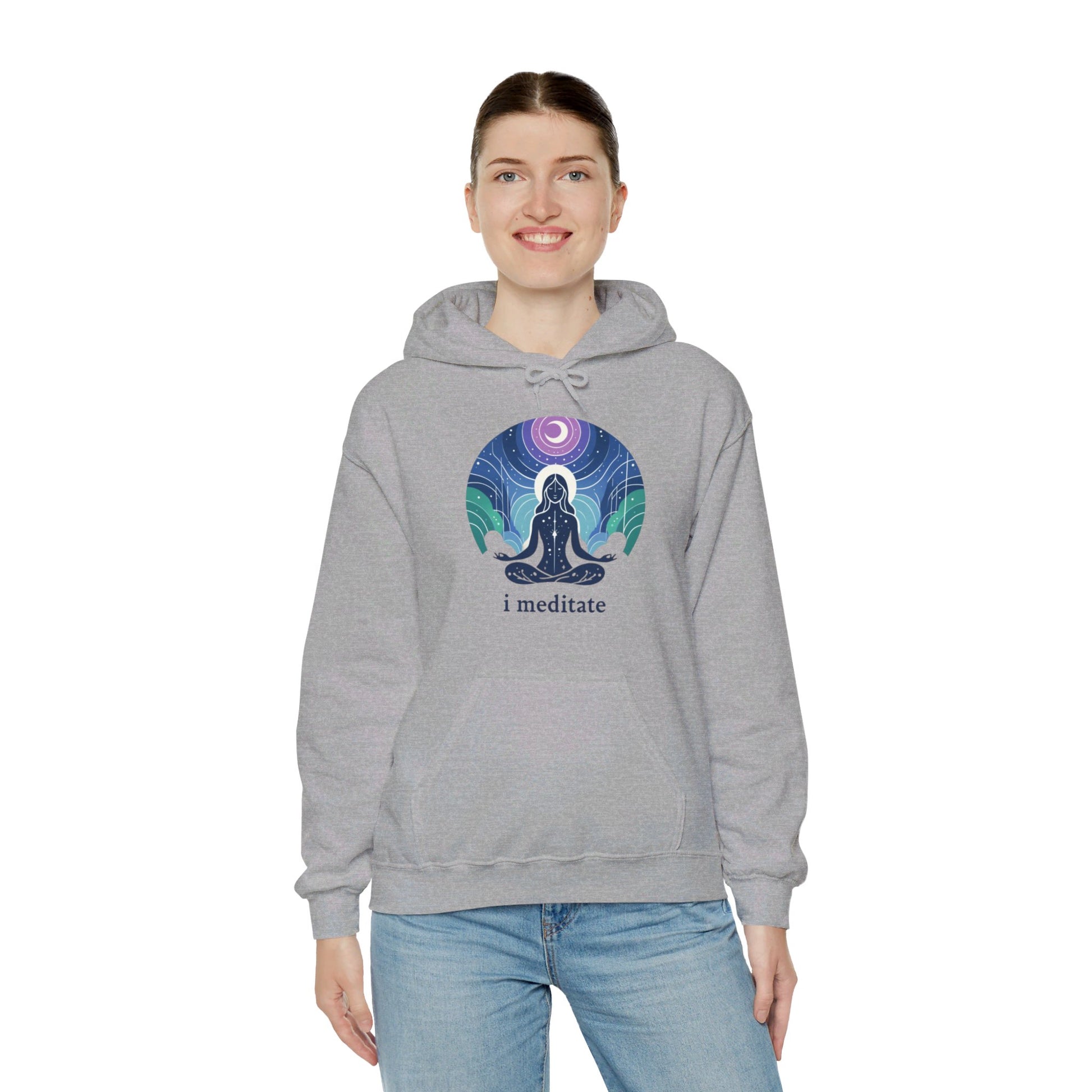 I Meditate Woman's Hoodie - My Higher Being