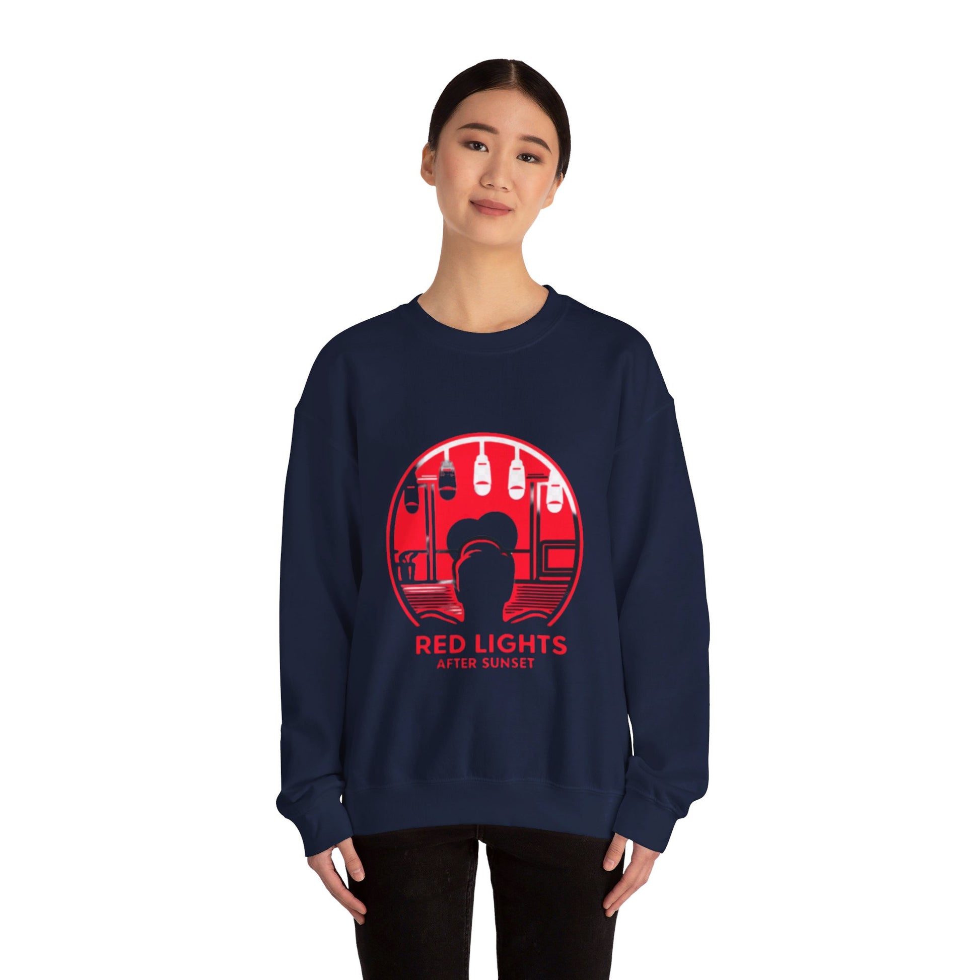 Red Lights After Sunset Man's Sweatshirt - My Higher Being