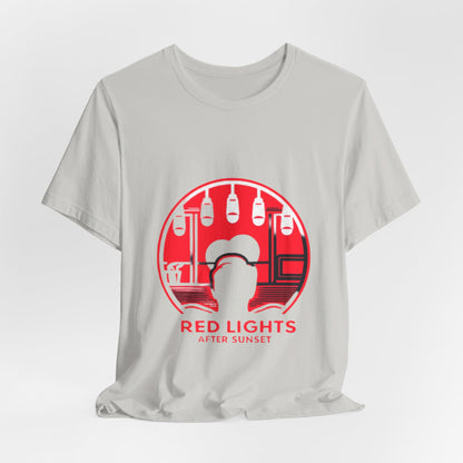 Red Lights After Sunset Man's Tee - My Higher Being