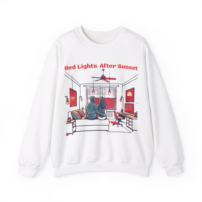 Red Lights After Sunset Couples' Sweatshirt - My Higher Being