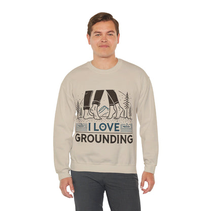 I Love Grounding Couples' Sweatshirt - My Higher Being