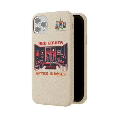 'Red Lights After Sunset'_Plastic Free Biodegradable Phone Case (MHB Edition) - My Higher Being