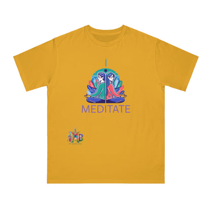 'I Meditate'_100% Organic Cotton T-Shirt - My Higher Being