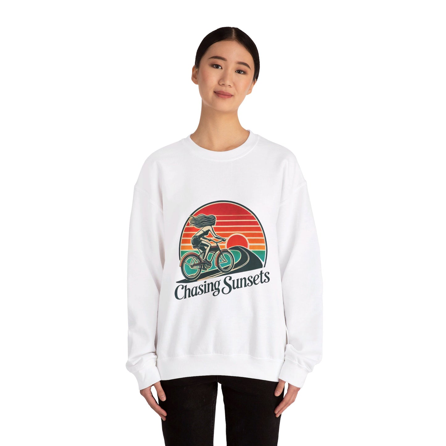 Chasing Sunsets Woman's Sweatshirt - My Higher Being