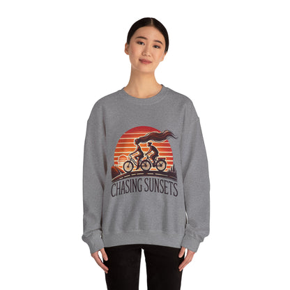 Chasing Sunsets Couples' Sweatshirt