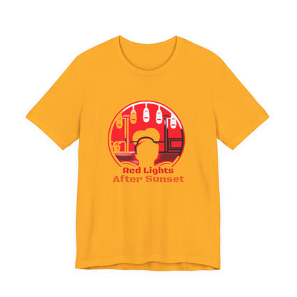 Red Lights After Sunset Man's Tee