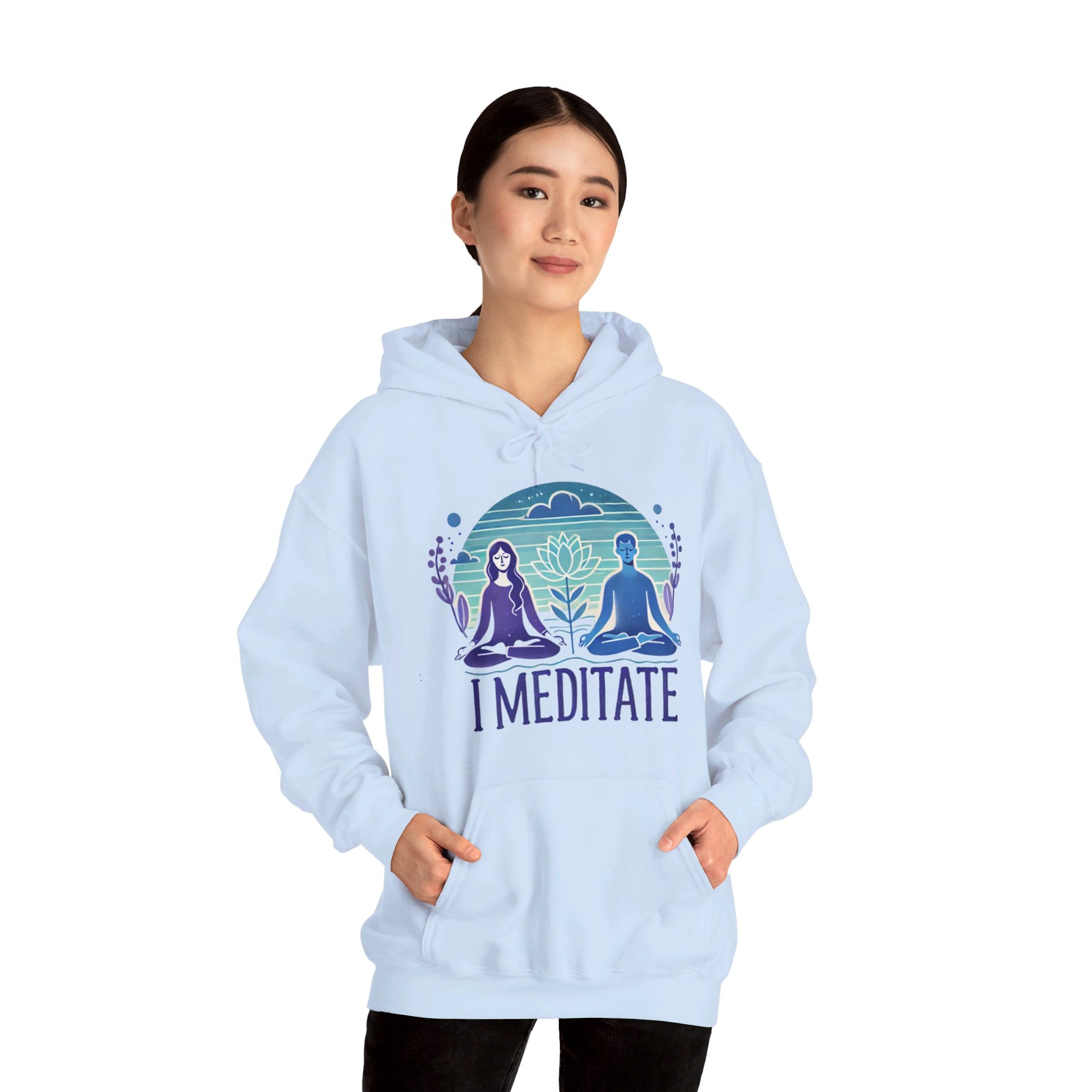 I Meditate Couples' Hoodie - My Higher Being