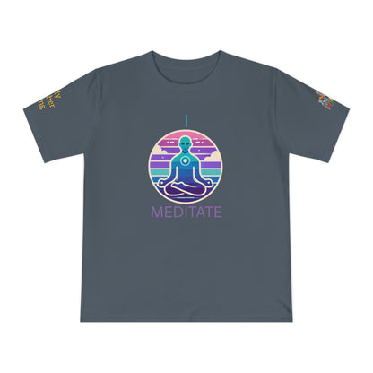 'I Meditate' (MHB EDITION)_100% Organic Cotton T-Shirt - My Higher Being