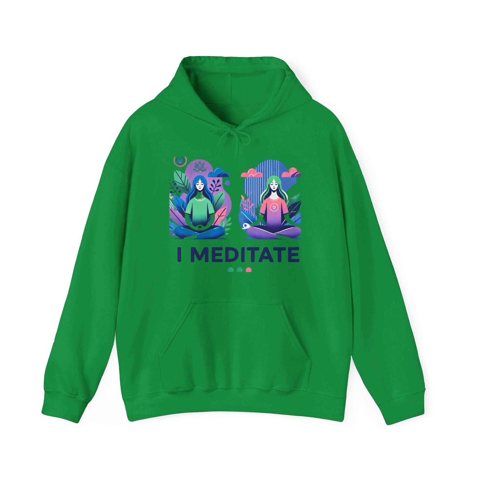 I Meditate Female Double Woman's Hoodie - My Higher Being