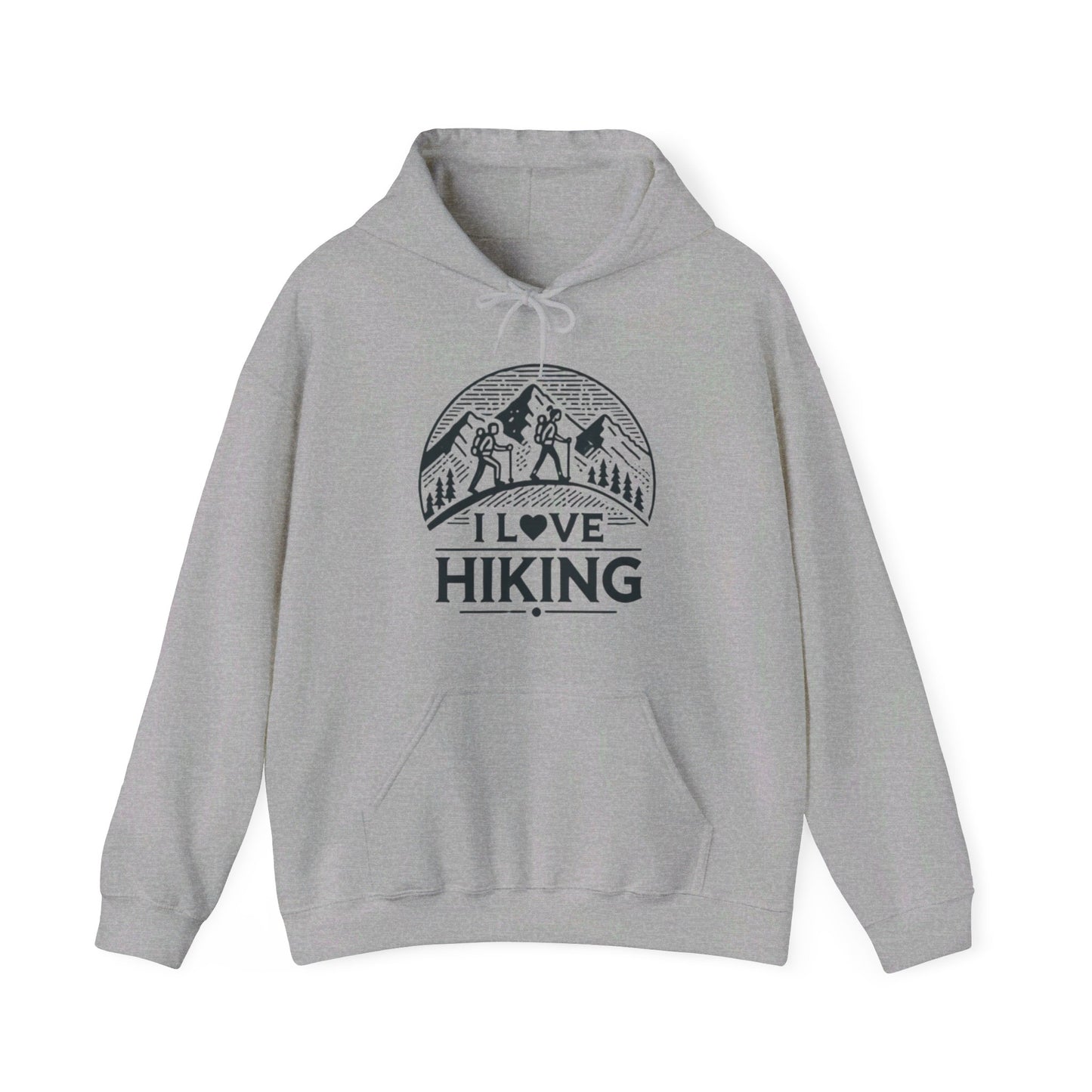 I Love Hiking Couples' Hoodie - My Higher Being