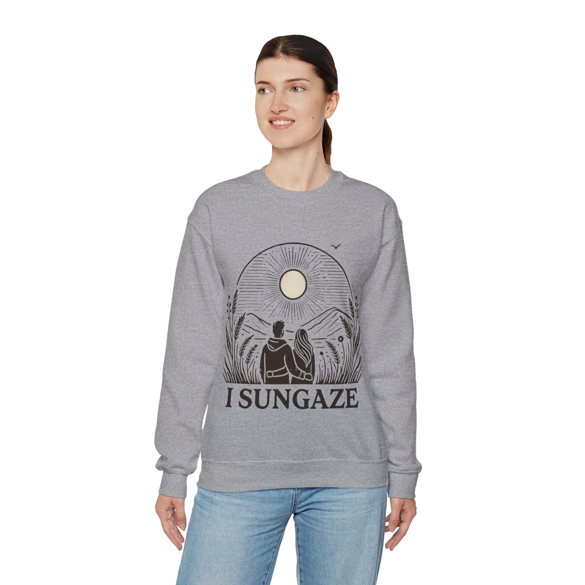 I Sungaze Couples' Sweatshirt - My Higher Being