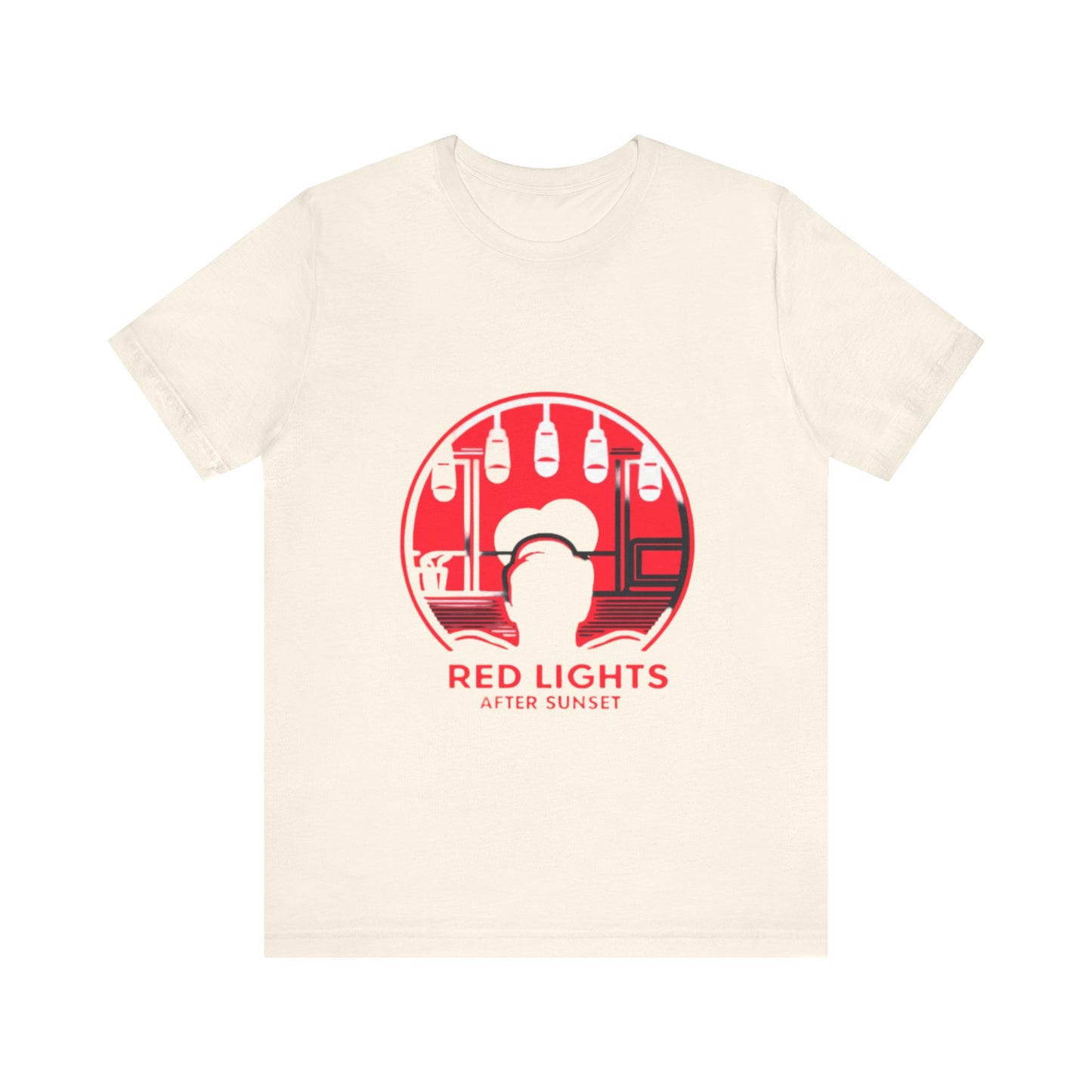 Red Lights After Sunset Man's Tee - My Higher Being