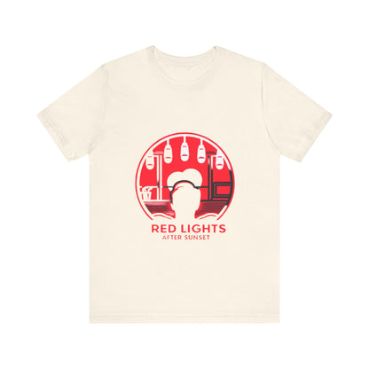 Red Lights After Sunset Man's Tee - My Higher Being