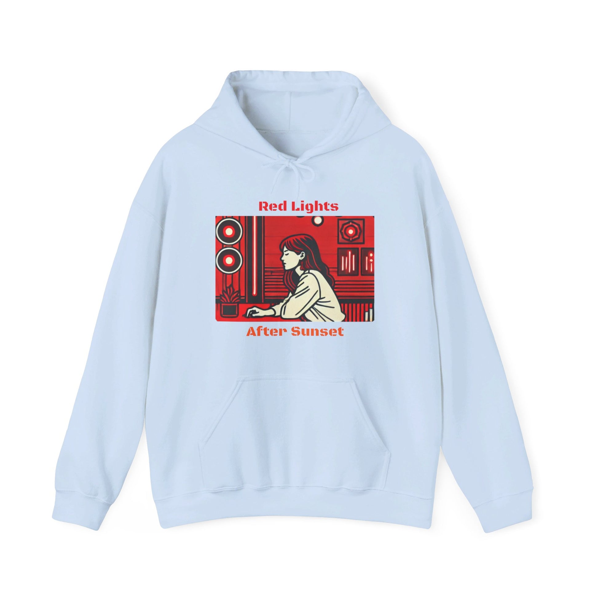 Red Lights After Sunset Woman's Hoodie - My Higher Being