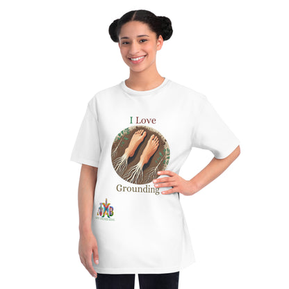 'I Love Grounding'_100% Organic Cotton T-Shirt