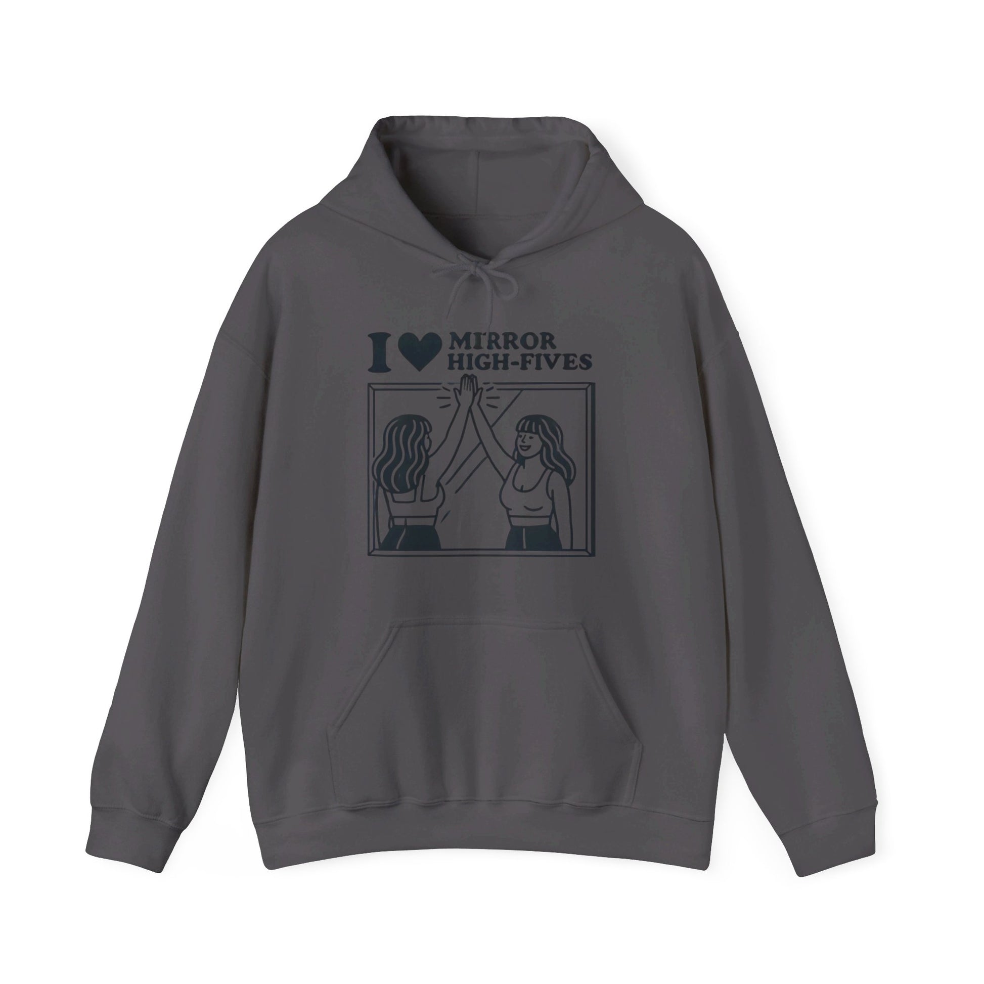 I Love Mirror High Fives Woman's Hoodie - My Higher Being