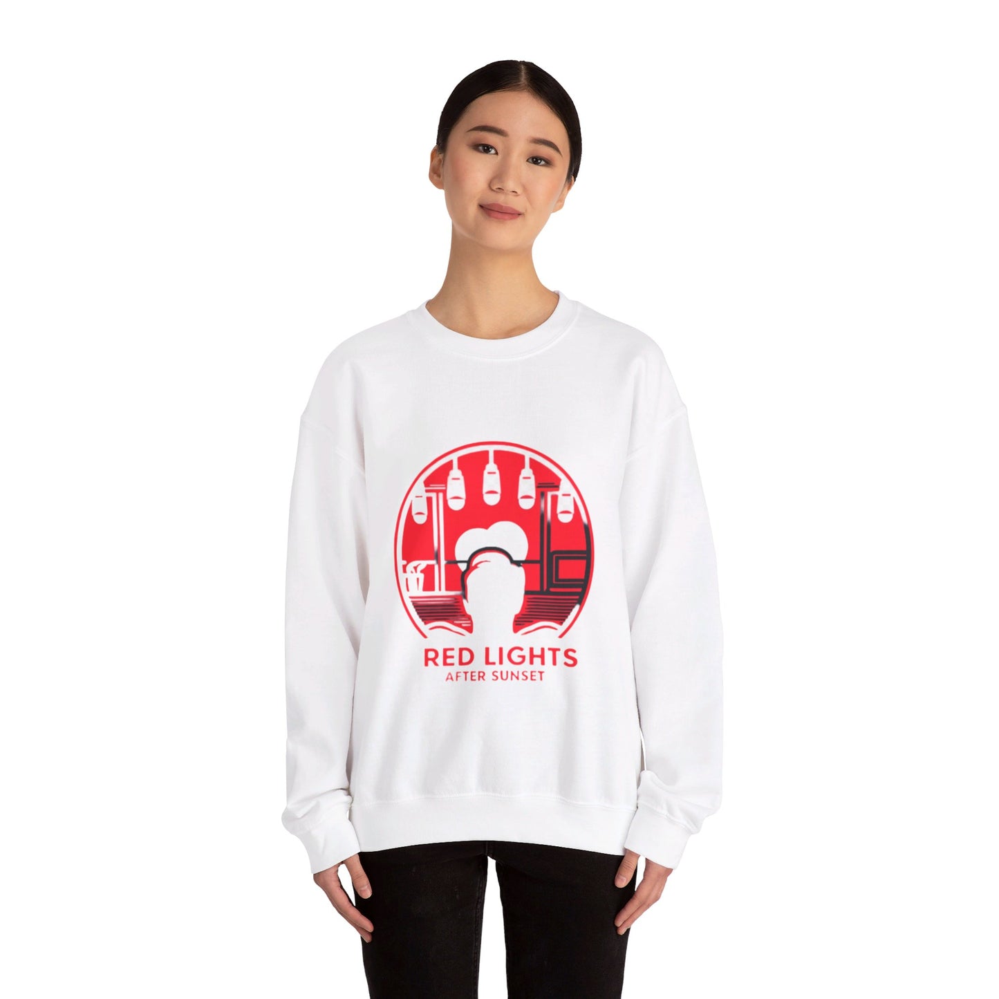 Red Lights After Sunset Man's Sweatshirt - My Higher Being