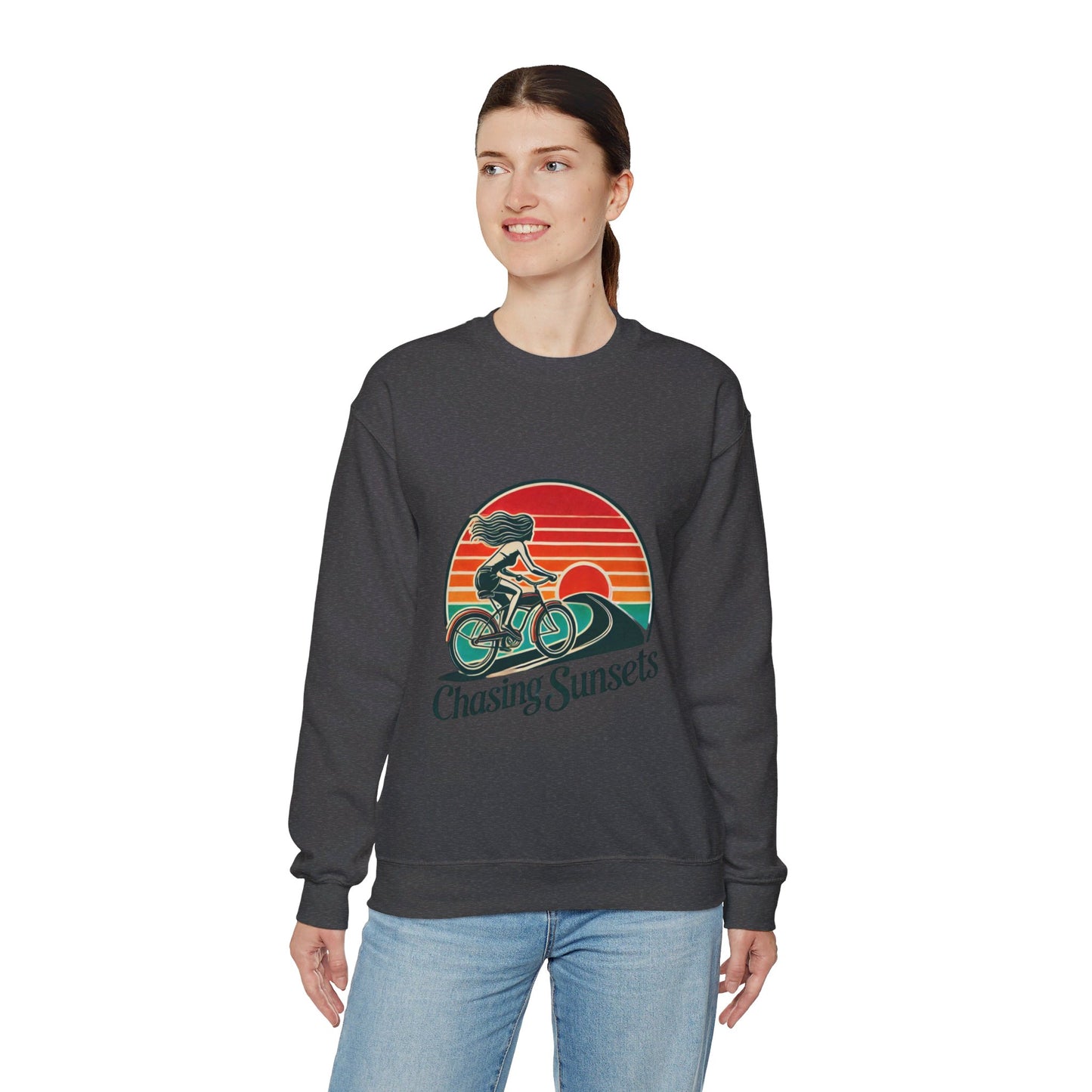 Chasing Sunsets Woman's Sweatshirt - My Higher Being