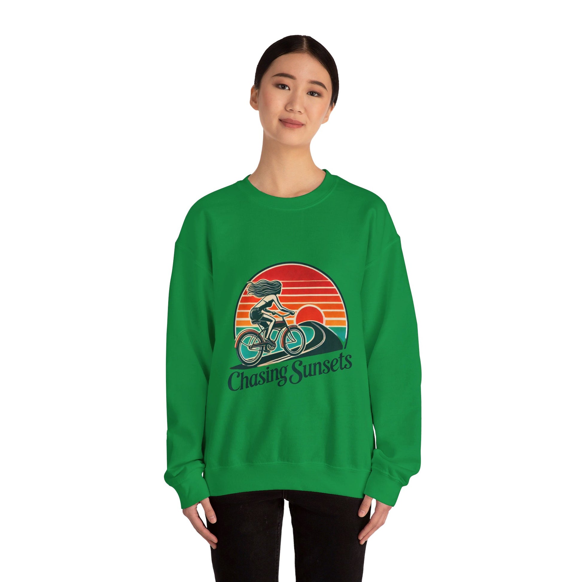 Chasing Sunsets Woman's Sweatshirt - My Higher Being