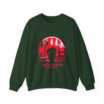 Red Lights After Sunset Man's Sweatshirt - My Higher Being