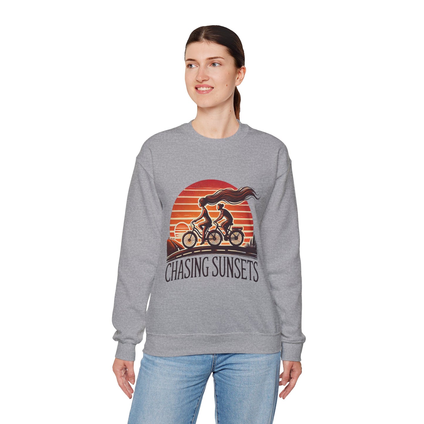 Chasing Sunsets Couples' Sweatshirt