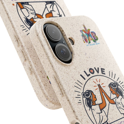 I Love Mirror High-Fives — Plastic Free Biodegradable Phone Case — MHB Edition