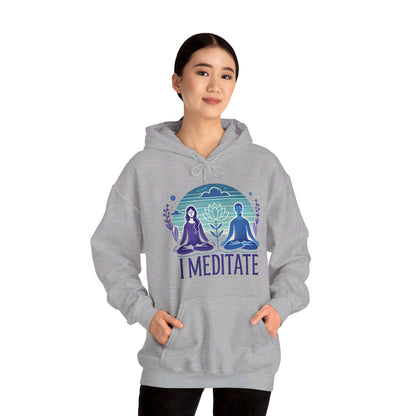 I Meditate Couples' Hoodie - My Higher Being