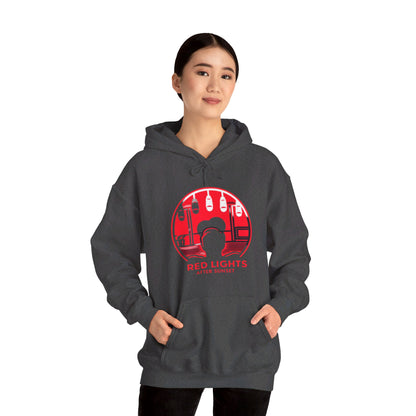 Red Lights After Sunset Man's Hoodie - My Higher Being