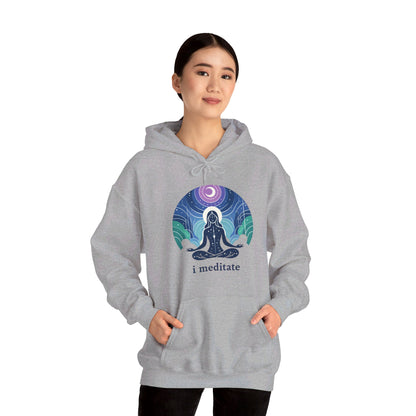 I Meditate Woman's Hoodie - My Higher Being