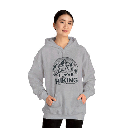 I Love Hiking Couples' Hoodie - My Higher Being