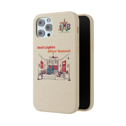 'Red Lights After Sunset'_Plastic Free Biodegradable Phone Case (MHB Edition) - My Higher Being