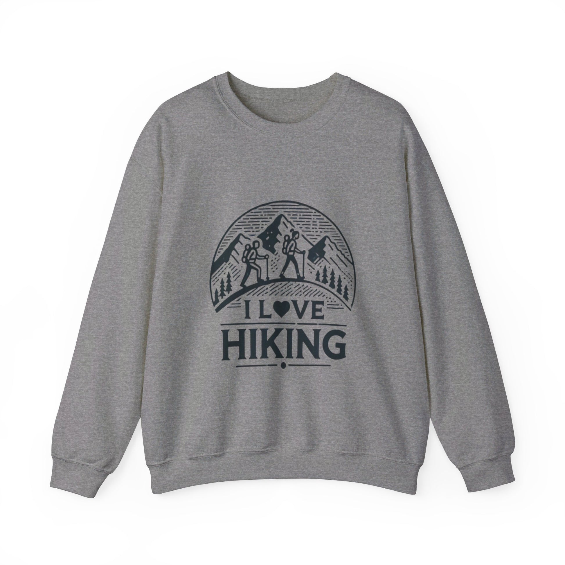 I Love Hiking Couples' Sweatshirt - My Higher Being