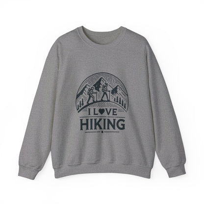 I Love Hiking Couples' Sweatshirt - My Higher Being