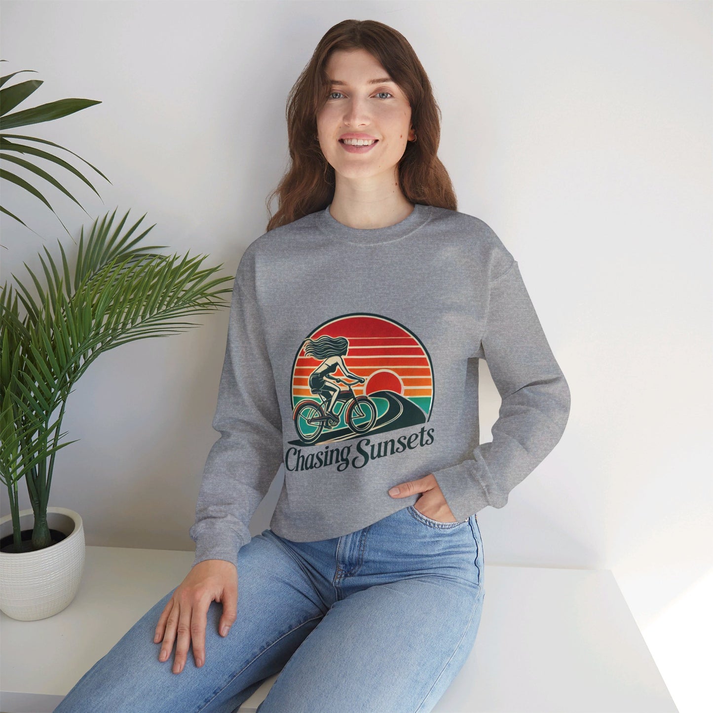 Chasing Sunsets Woman's Sweatshirt - My Higher Being