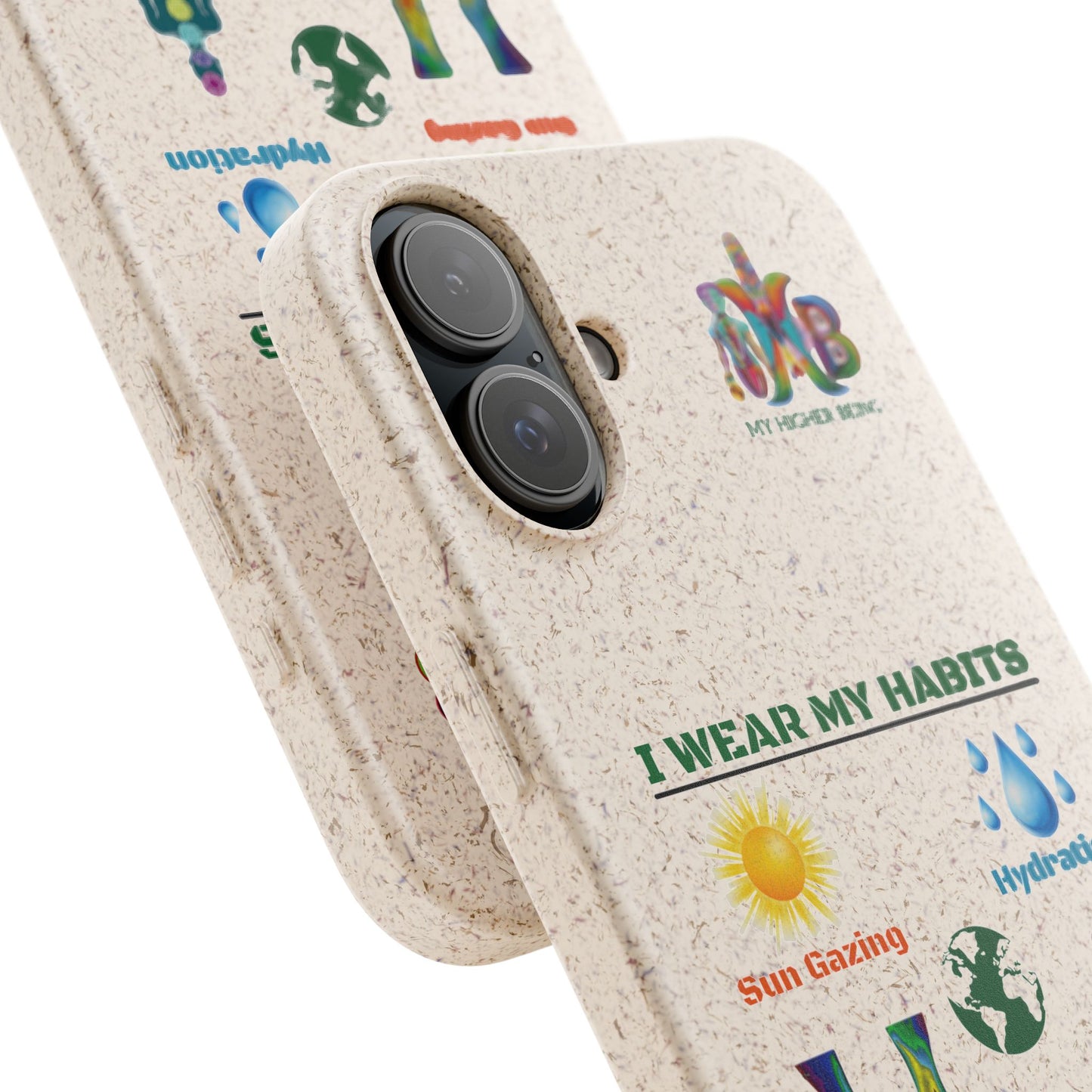 I Wear My Habits — Plastic Free Biodegradable Phone Case