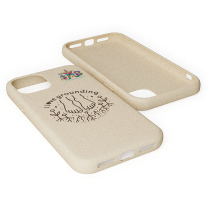 'I Love Grounding'_Plastic Free Biodegradable Phone Case (MHB Edition) - My Higher Being