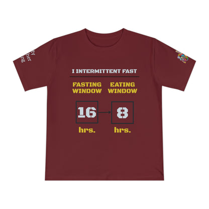 'I Intermittent Fast_16-8' (MHB EDITION)_100% Organic Cotton Unisex T-Shirt
