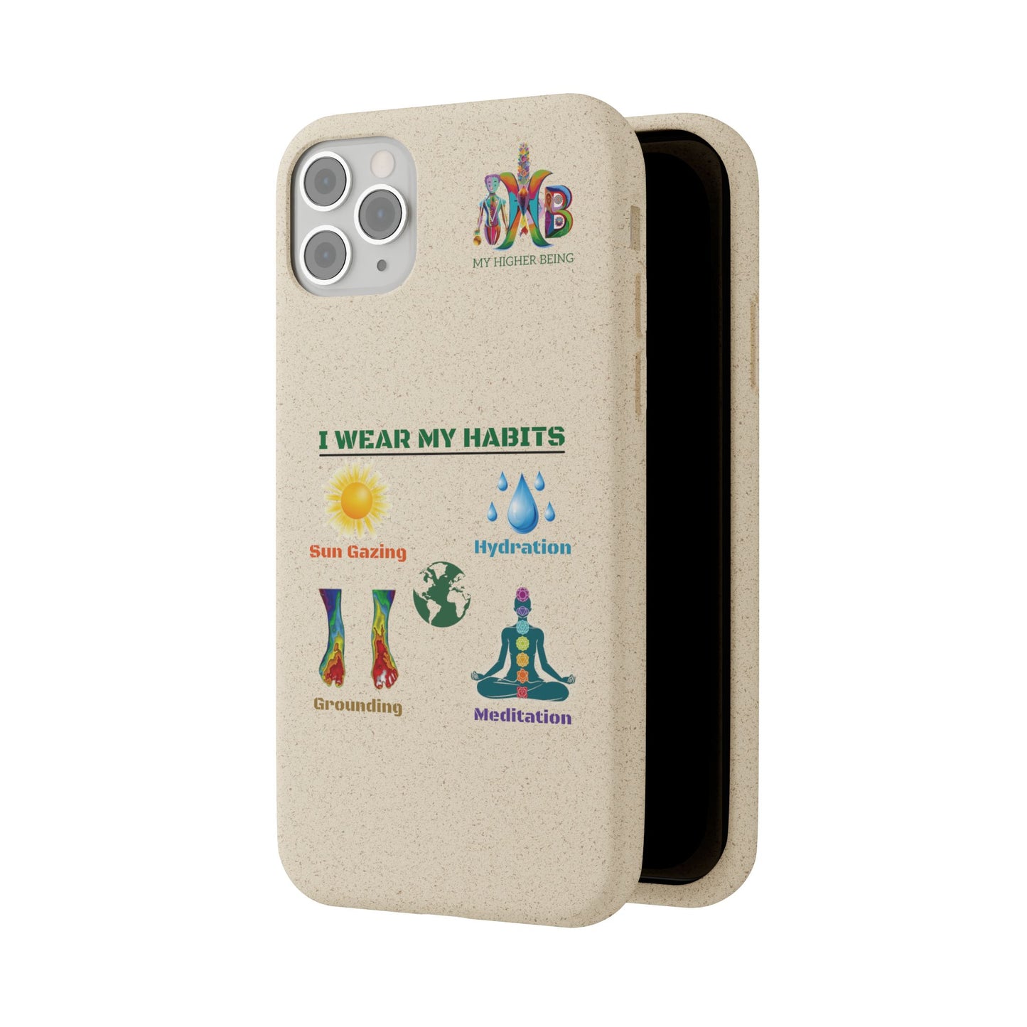 I Wear My Habits — Plastic Free Biodegradable Phone Case